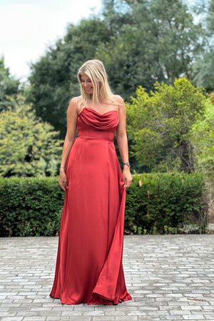 Gorgeous Dress - Rusty Orange