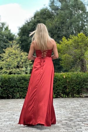 Gorgeous Dress - Rusty Orange