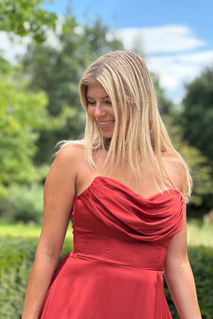 Gorgeous Dress - Rusty Orange