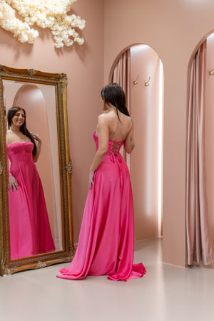 Movie Star Dress - Fuchsia Pink