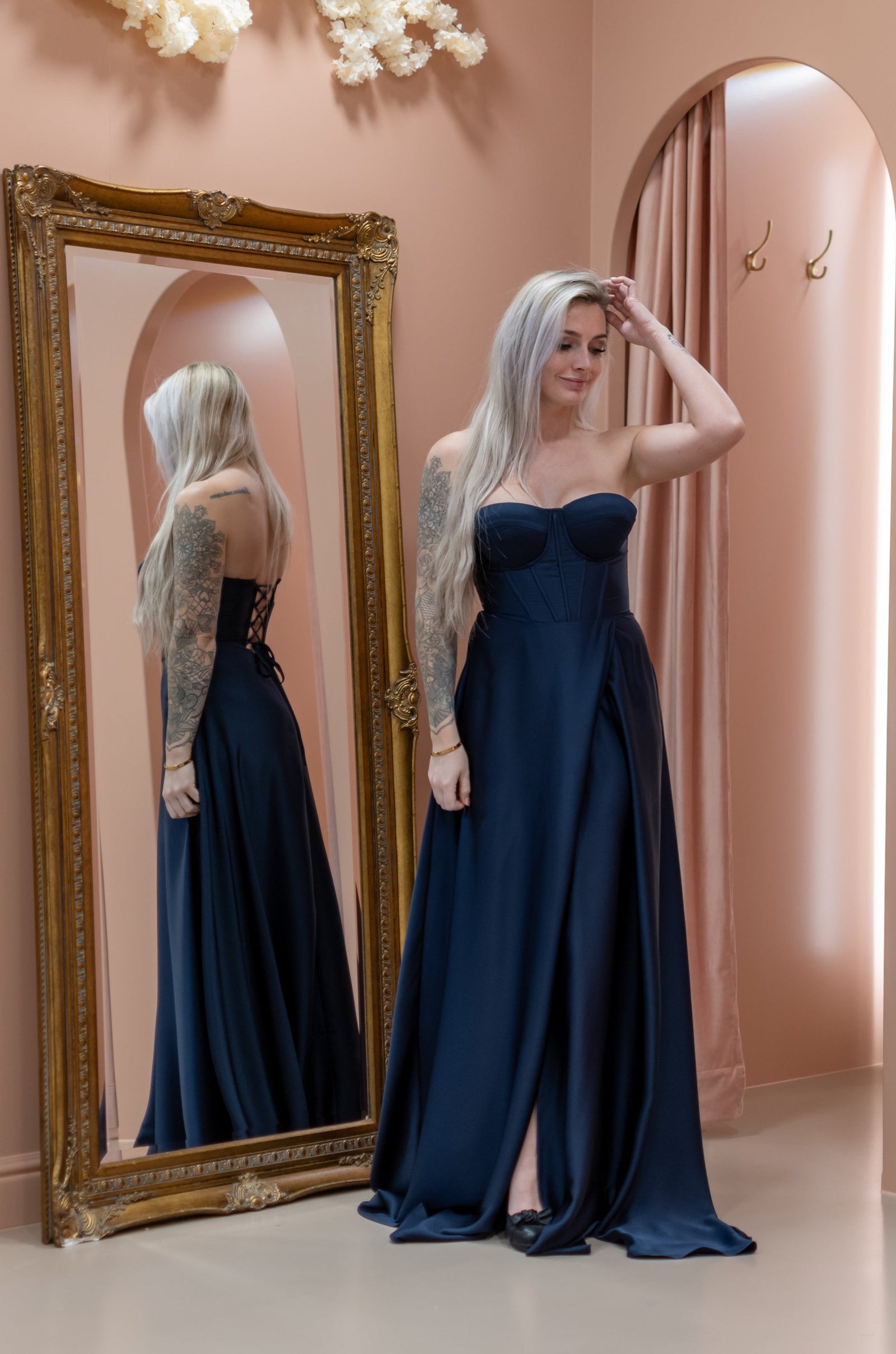 Movie Star Dress - Navy