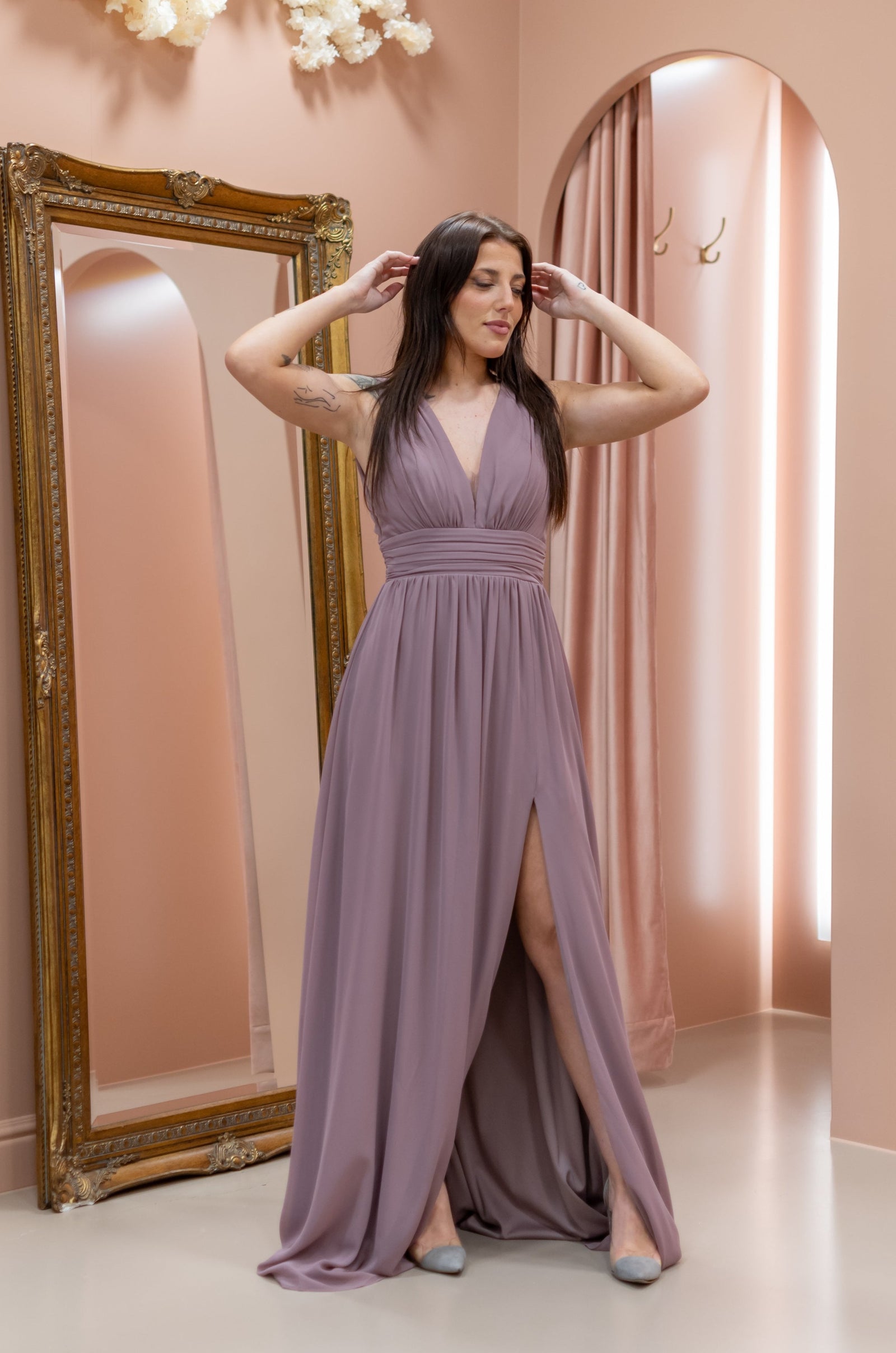 Goddess Dress - Mauve