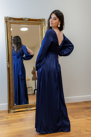 Midnight Mood Dress - Deep Blue