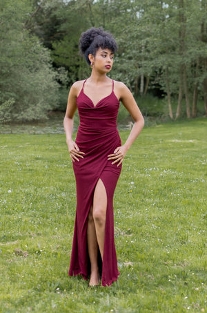 Invite Only Dress - Bordeaux