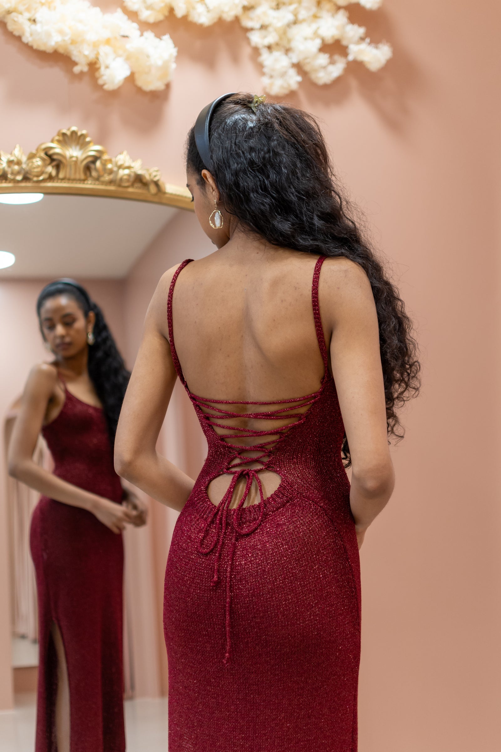 Ciao Bella Dress - Bordeaux