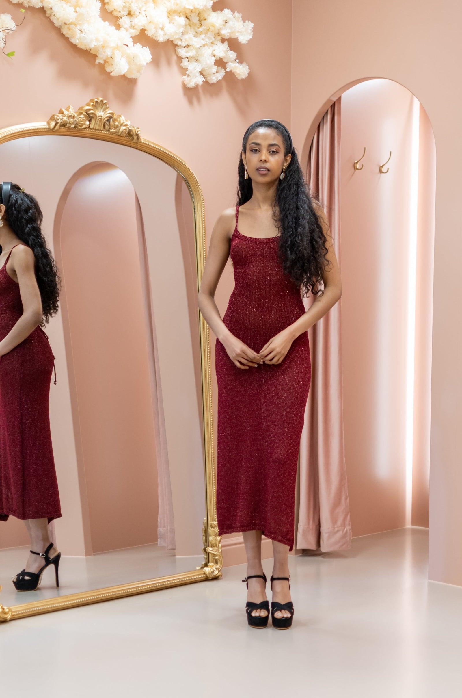 Ciao Bella Dress - Bordeaux