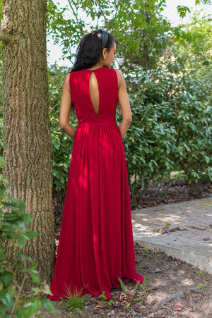 Bohemian Dream Dress - Cherry Red