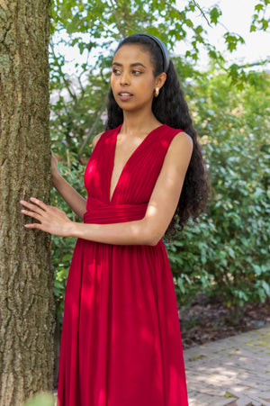 Bohemian Dream Dress - Cherry Red