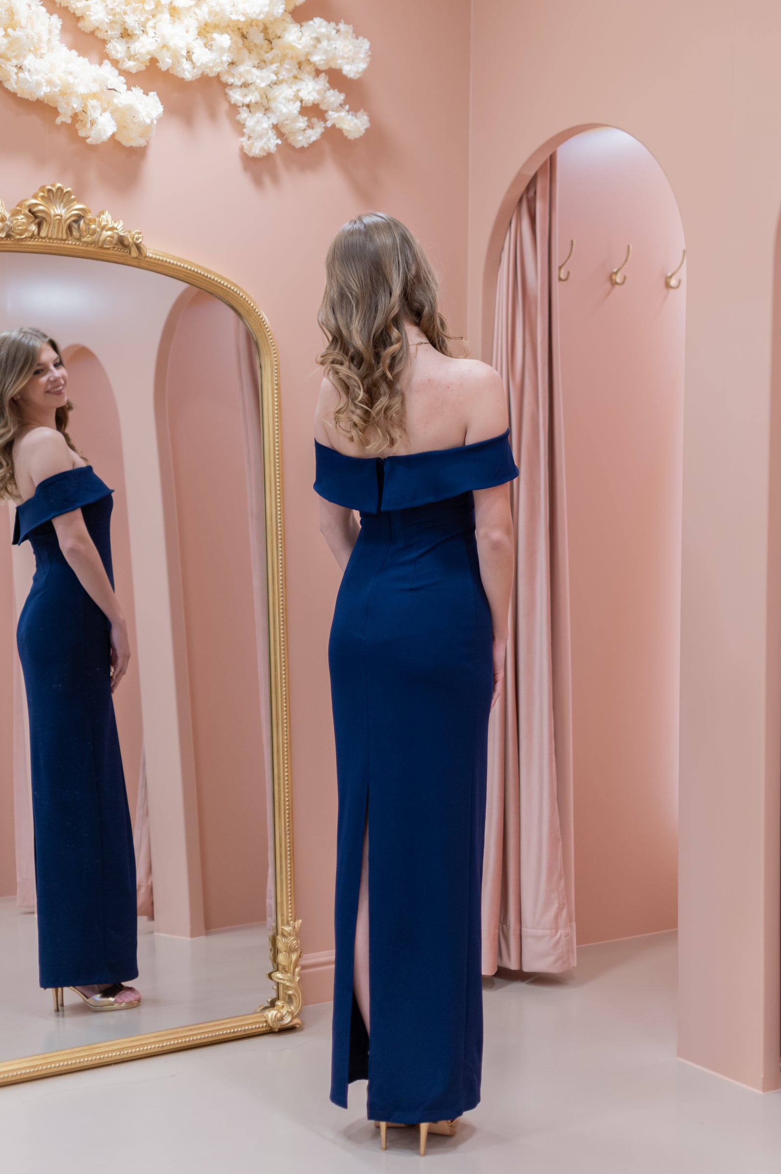 Brigitte Bardot Dress - Navy