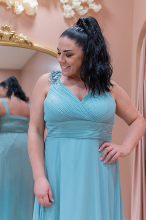 Catch The Bouquet Dress - Sage/Mint Green