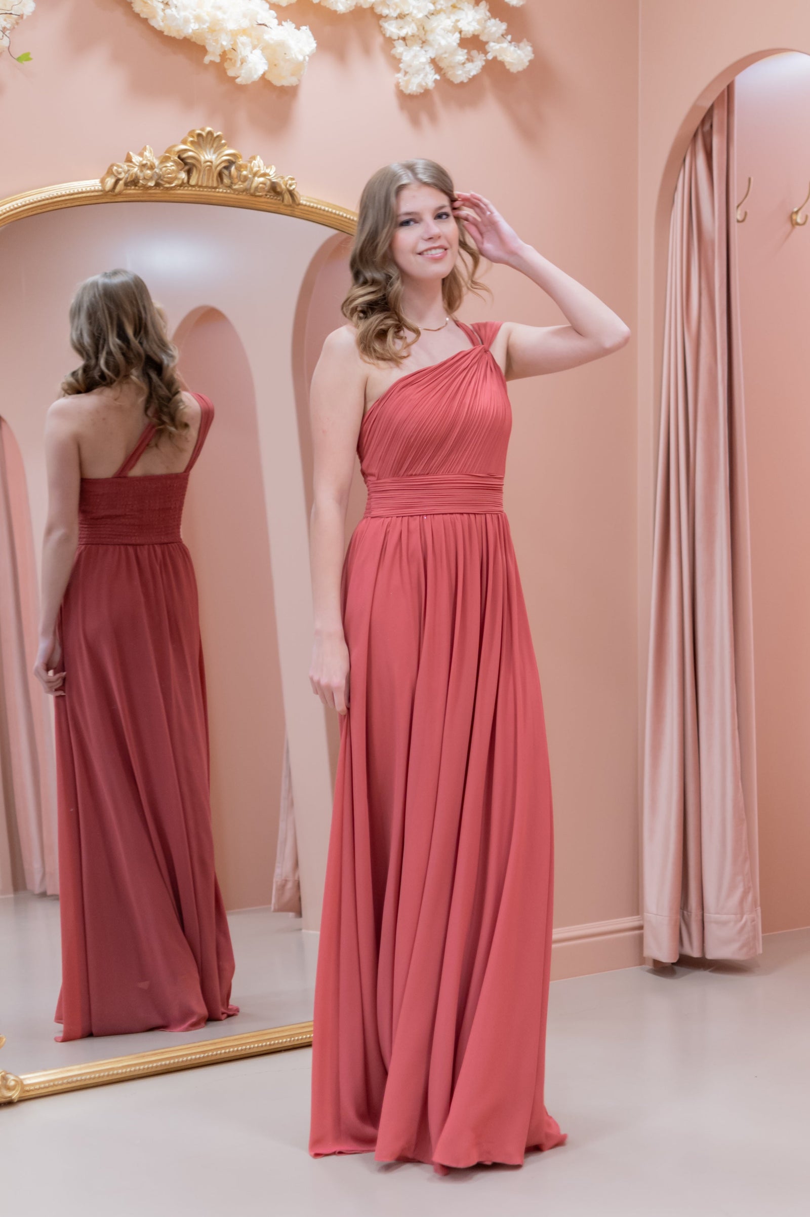 Island Life Dress - Terracotta Pink