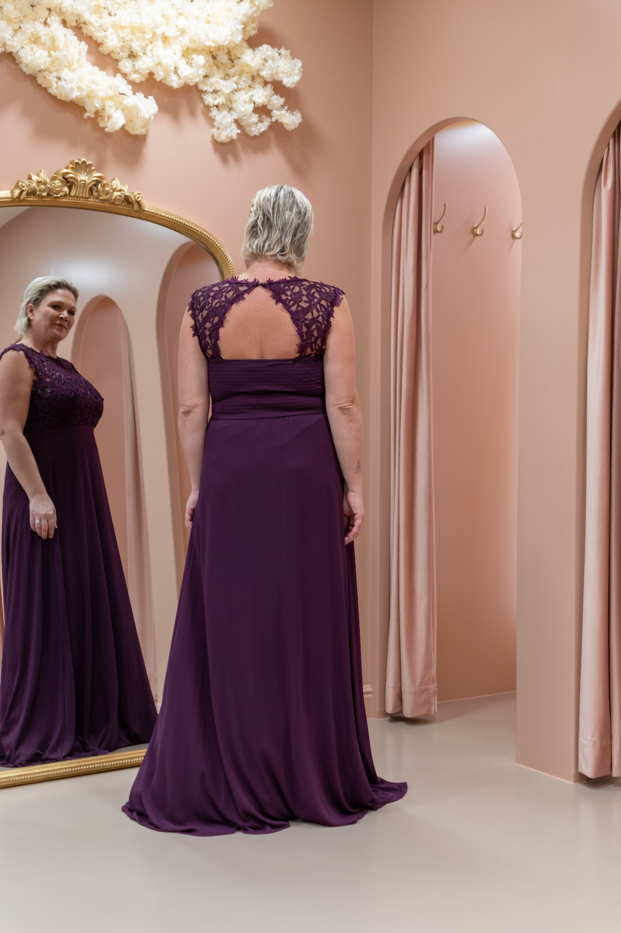 Dreamy Dress - Aubergine Purple