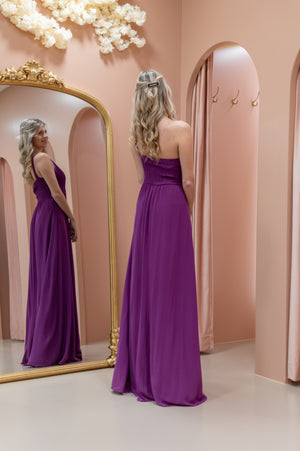 Write Me A Poem Dress - Violet Purple