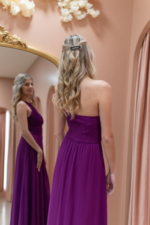 Write Me A Poem Dress - Violet Purple