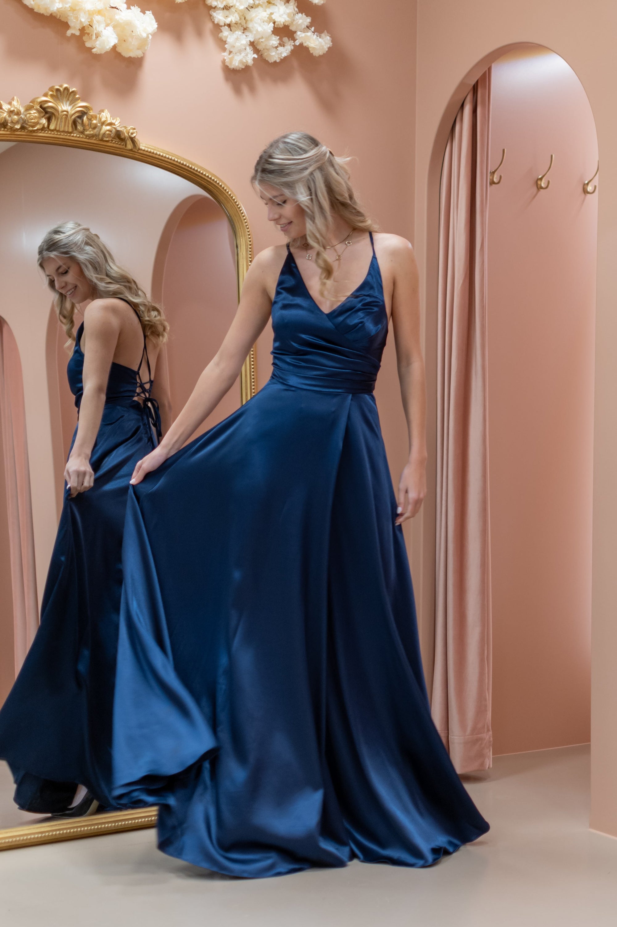 Darling Dress - Navy