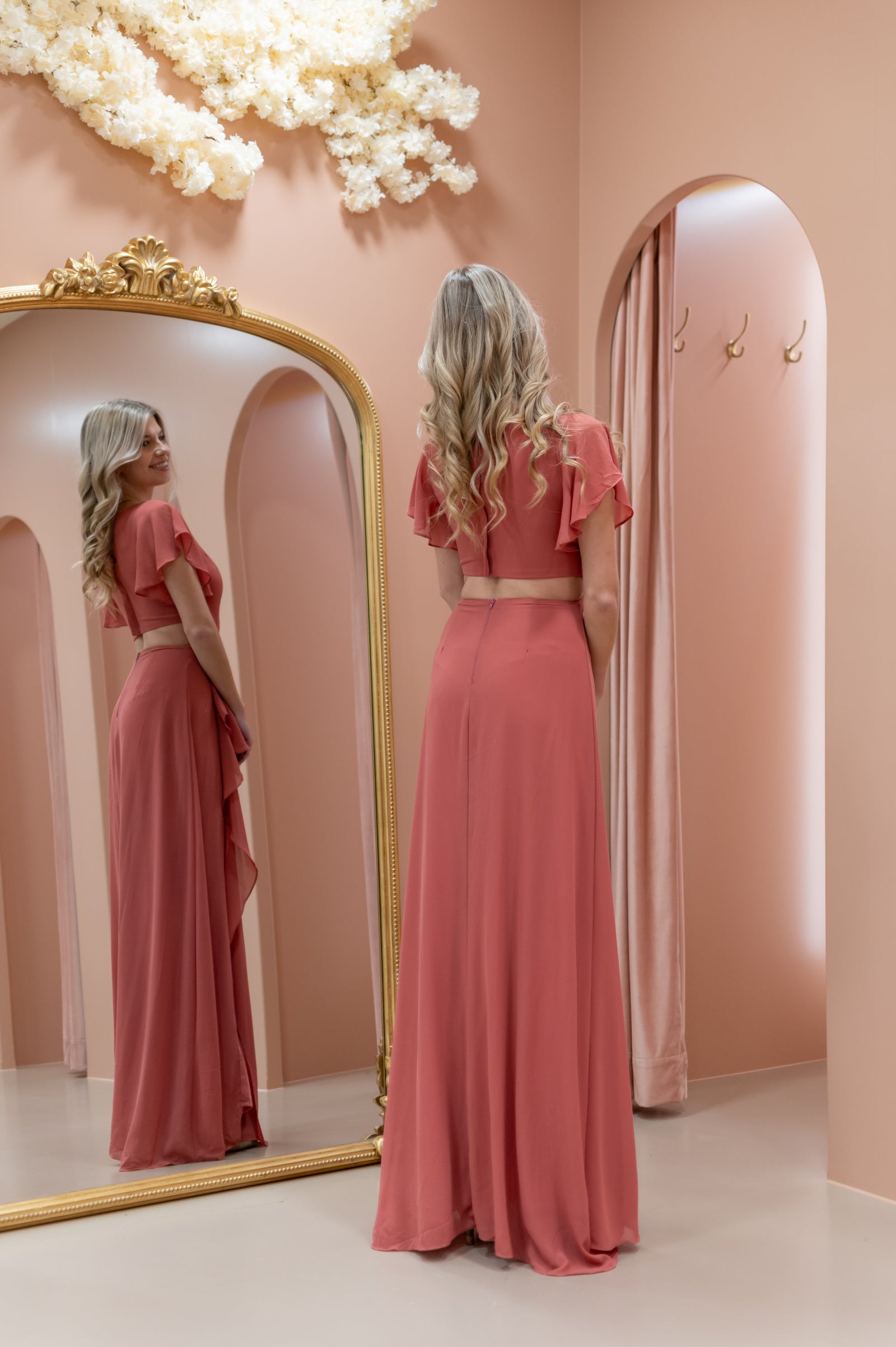 Garden Party Dress - Old Pink