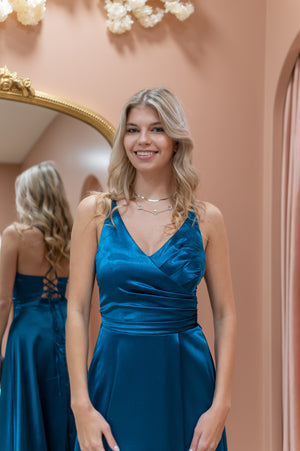 Darling Dress - Petrol Blue Aqua