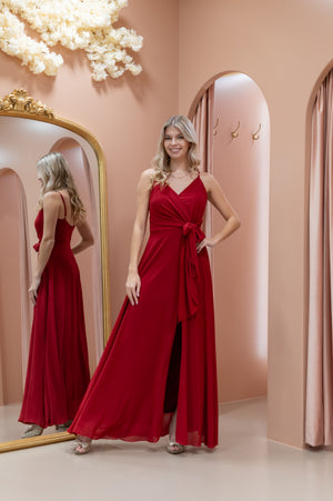 Simplicity Dress - Cherry Red