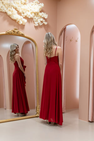 Simplicity Dress - Cherry Red