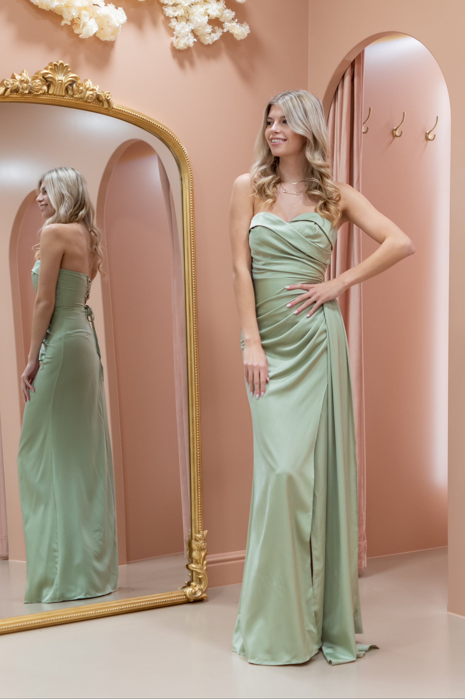 Dashing Dress - Olive Green Sage