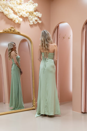 Dashing Dress - Olive Green Sage