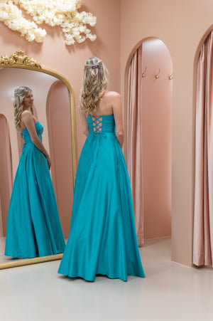 Princess Dress - Turquoise Blue