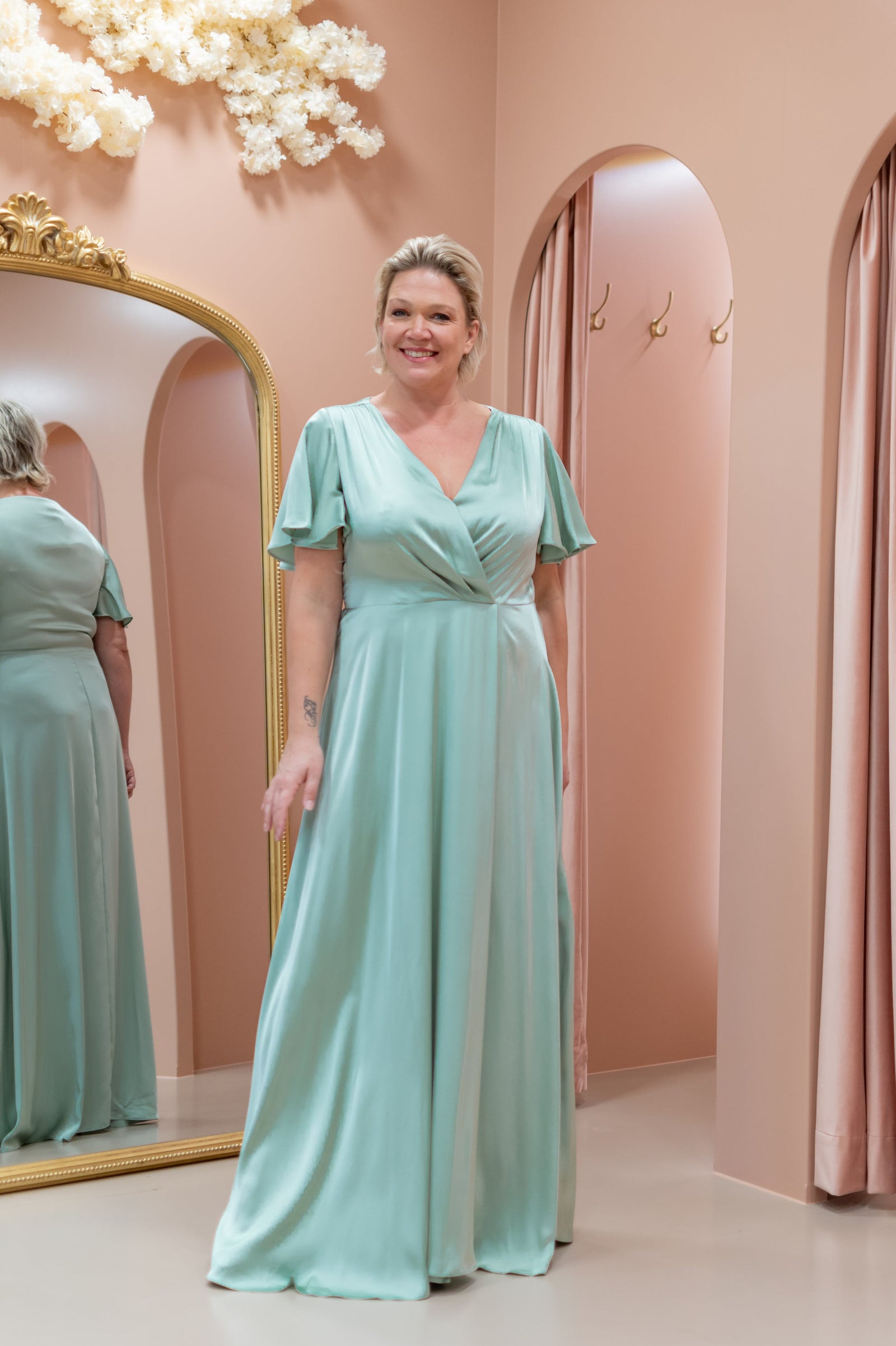 Sweetest Thing Dress - Sage Mint Green