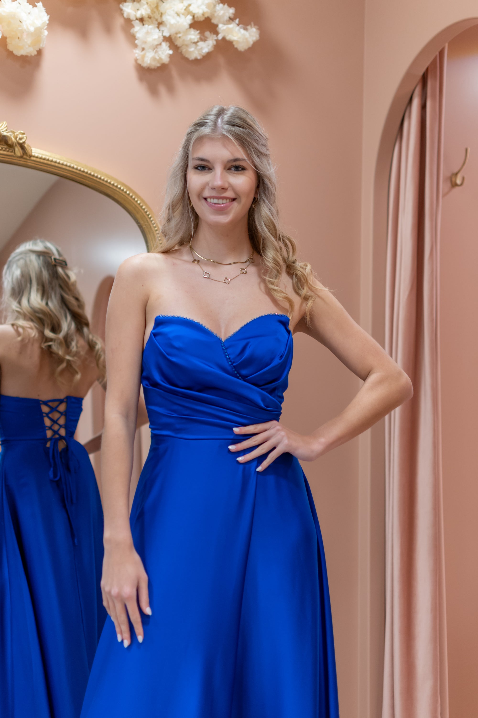 Aurora Dress - Bright Blue