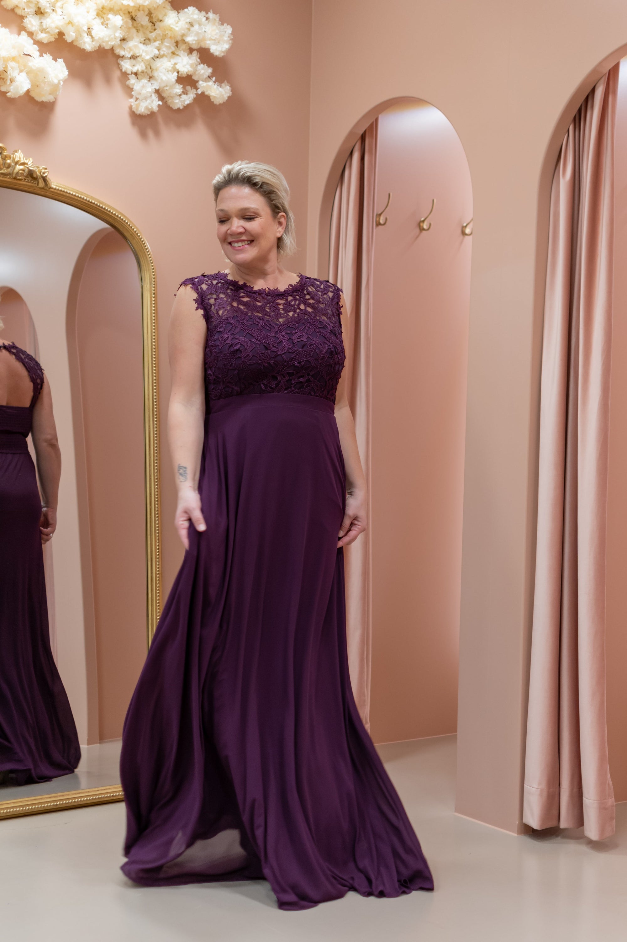 Dreamy Dress - Aubergine Purple