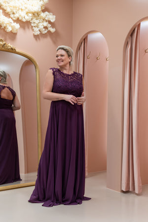 Dreamy Dress - Aubergine Purple