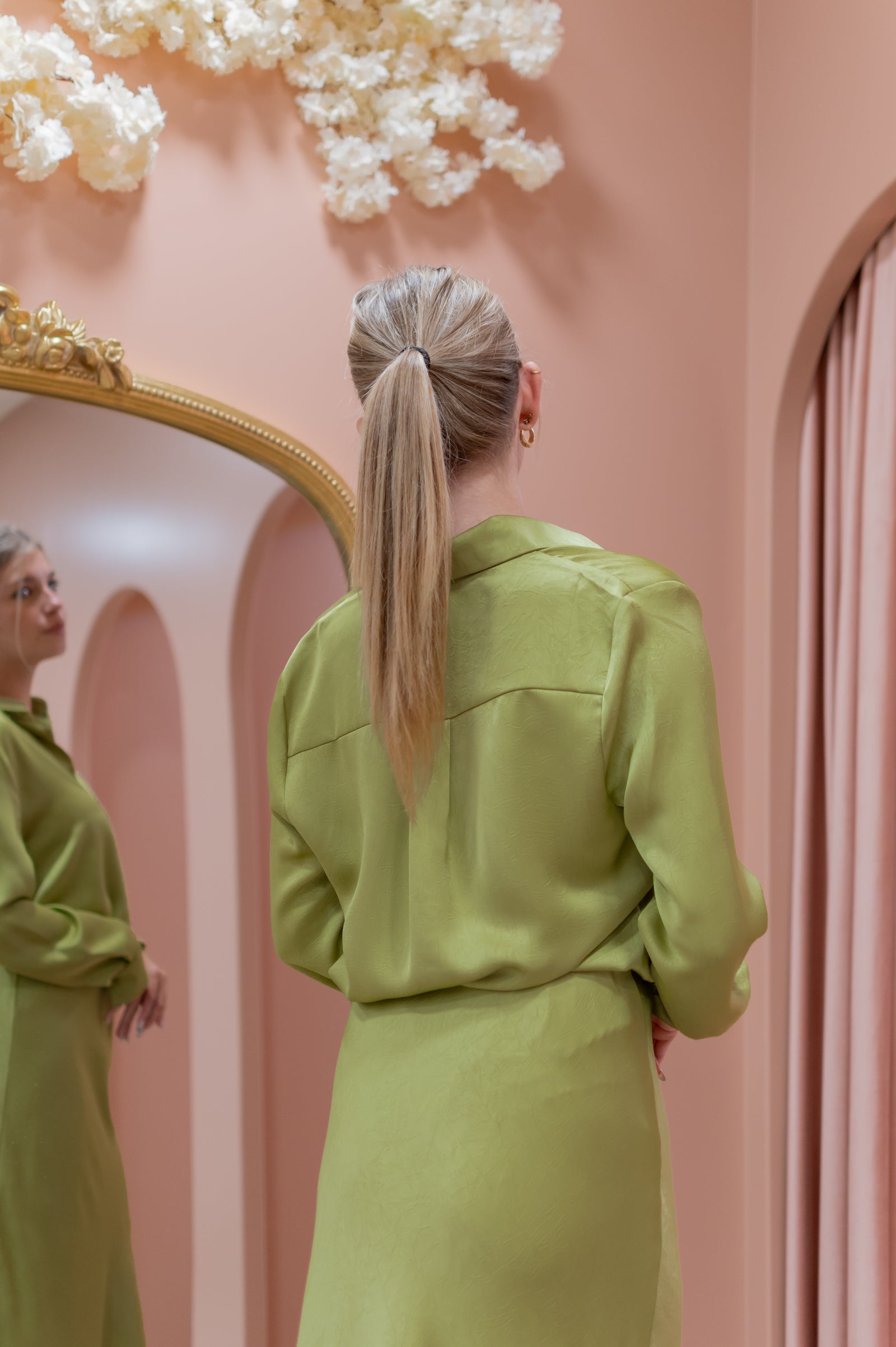 Fancy Blouse - Anijs Green