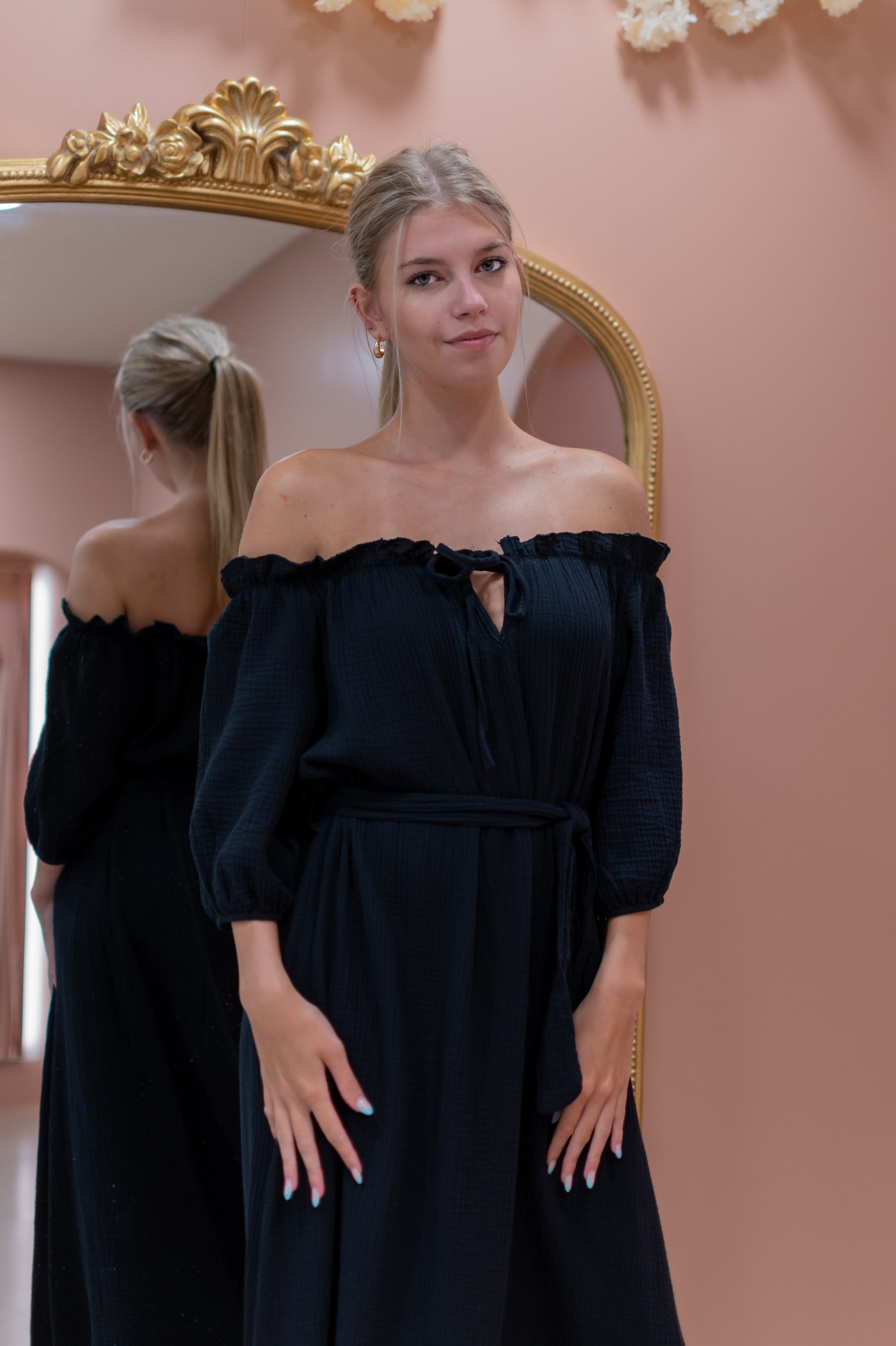Boho Dress - Black