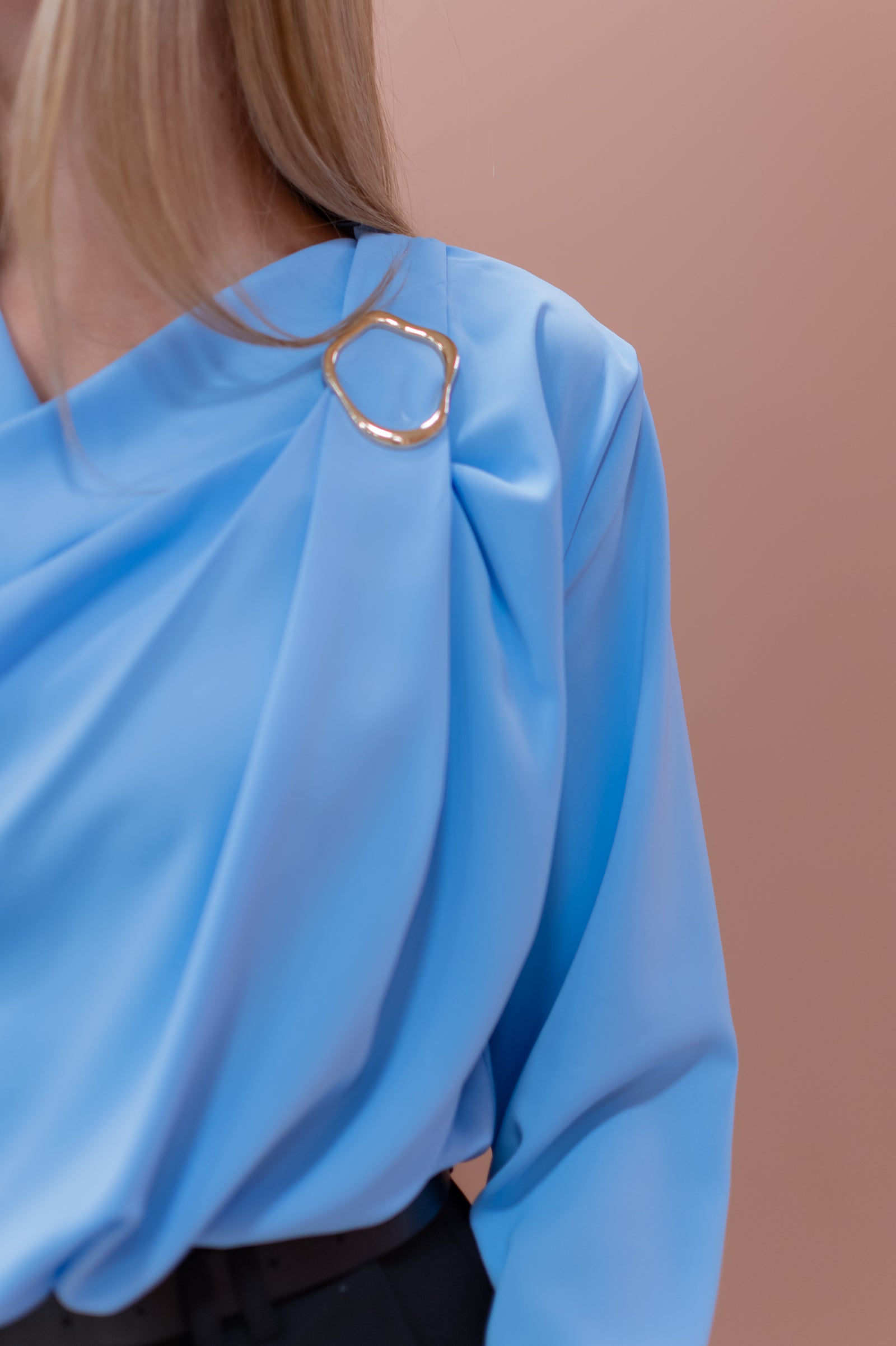 Fashionista Blouse - Baby Blue