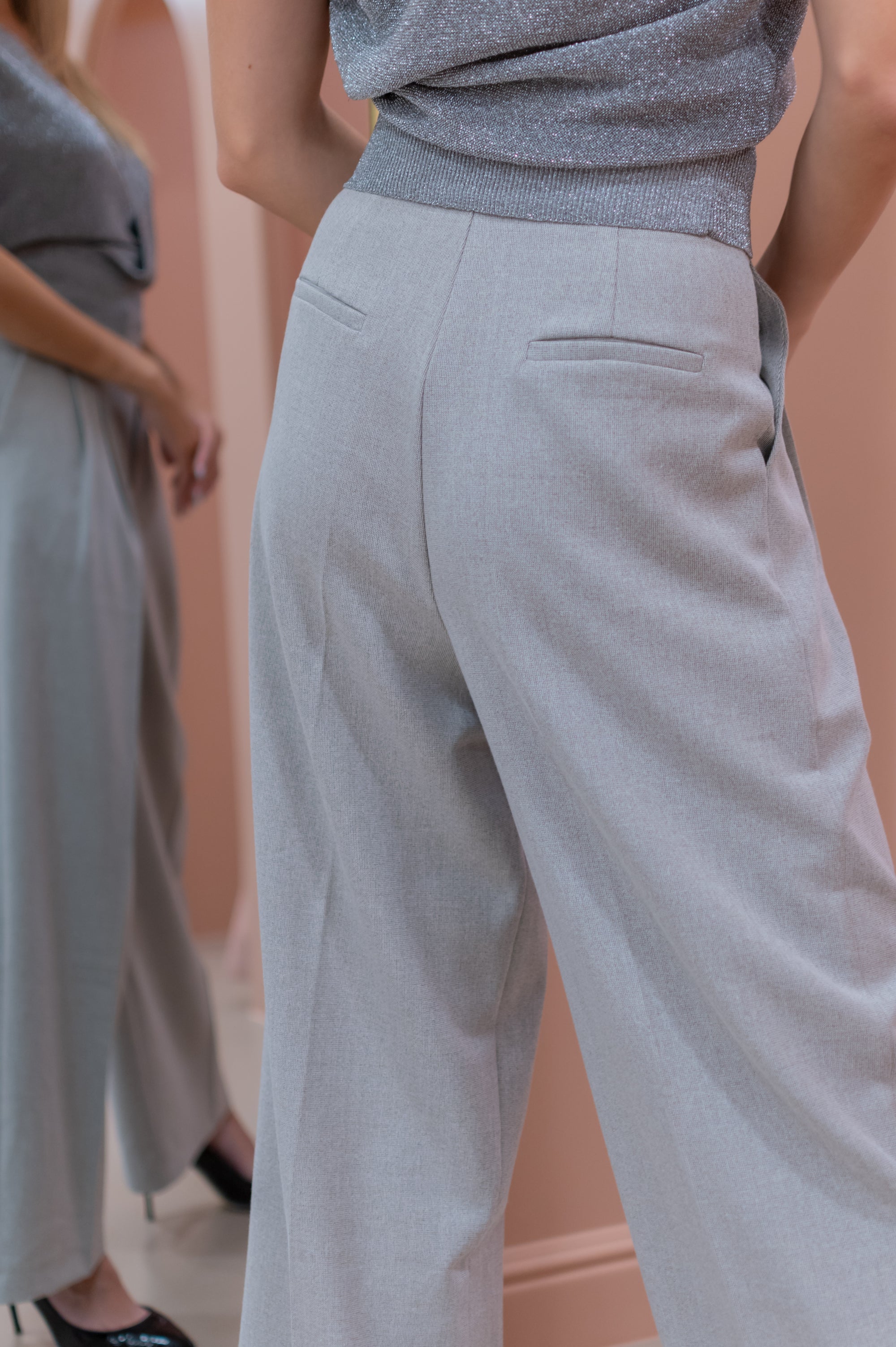 Classy Pants - Grey Beige