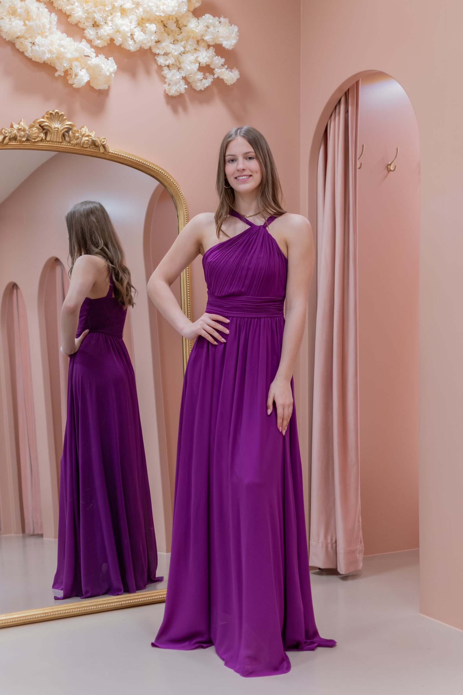 Island Life Dress - Aubergine Purple