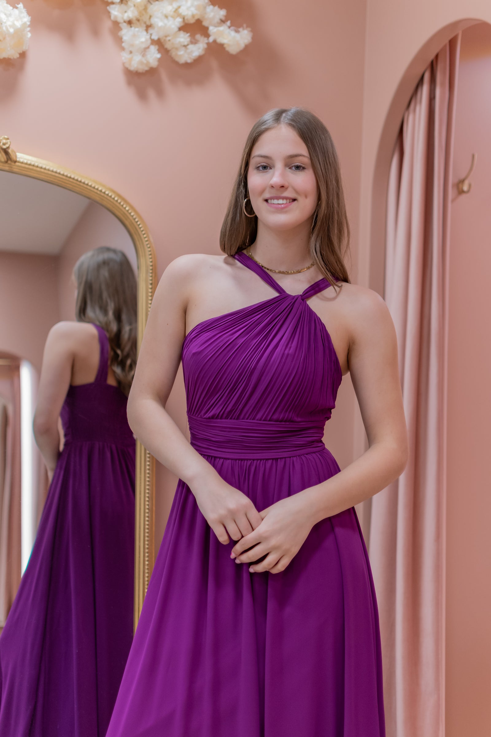 Island Life Dress - Aubergine Purple