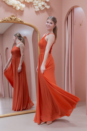 Island Life Dress - Rust