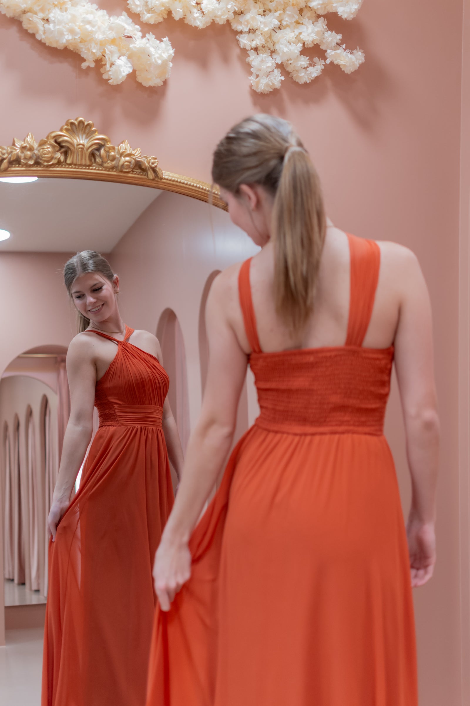 Island Life Dress - Rust