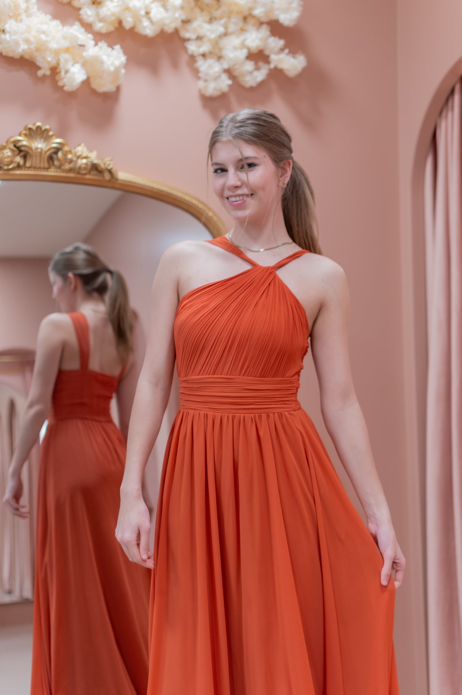 Island Life Dress - Rust