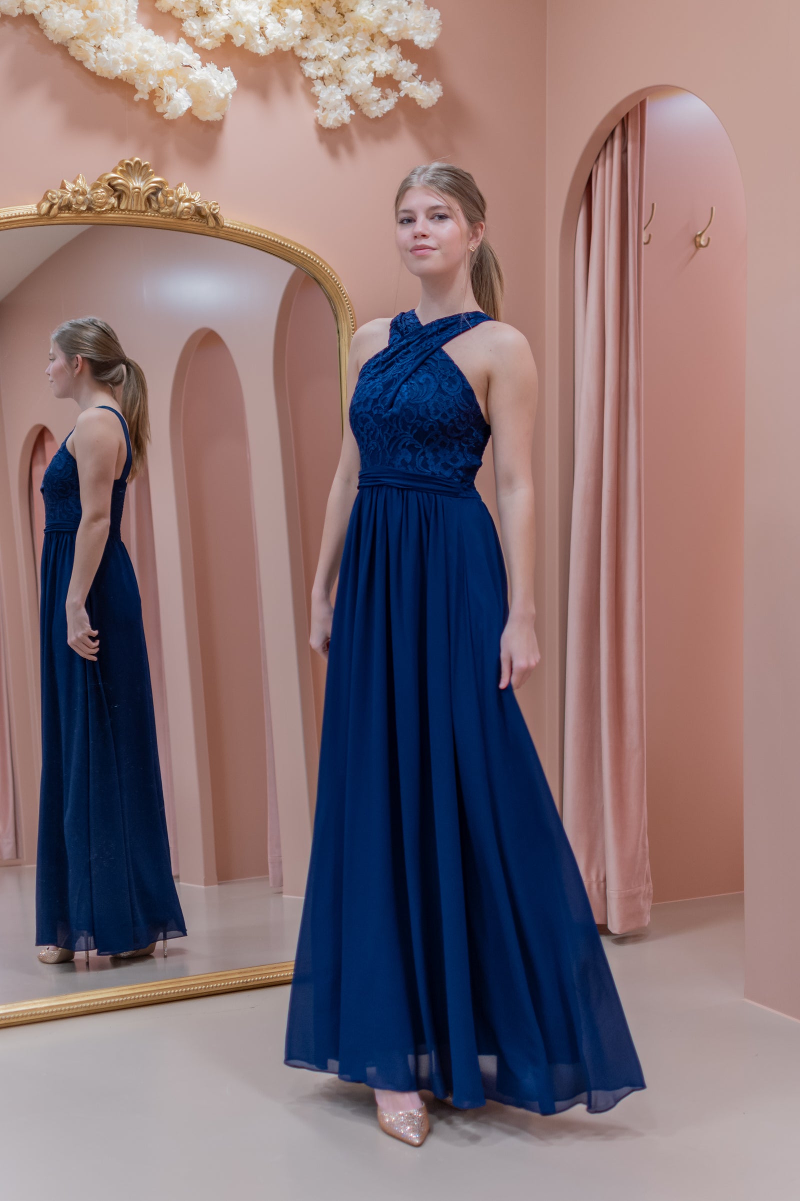 Darling Dress - Navy