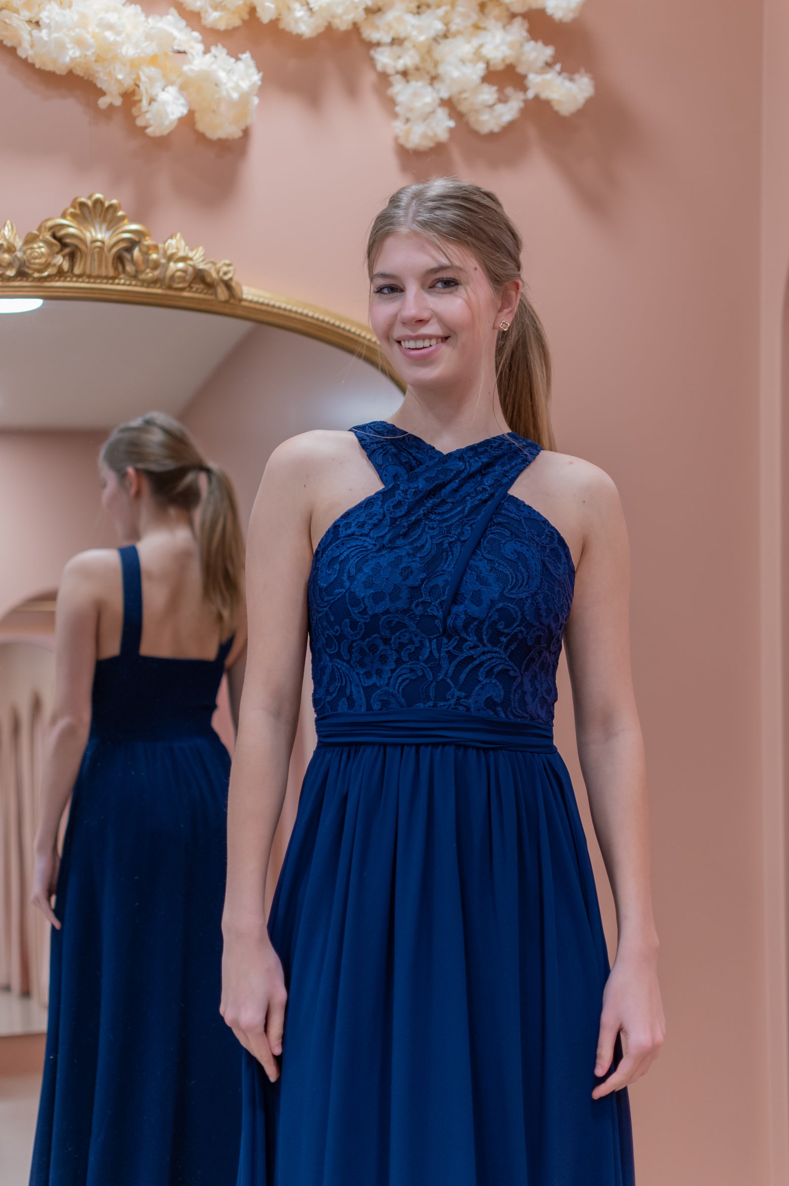 Darling Dress - Navy