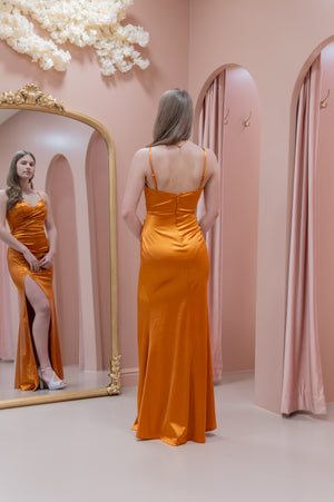 Delight Dress - Rust