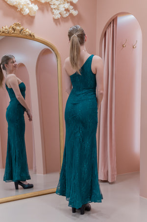 Chemistry Dress - Green Lace