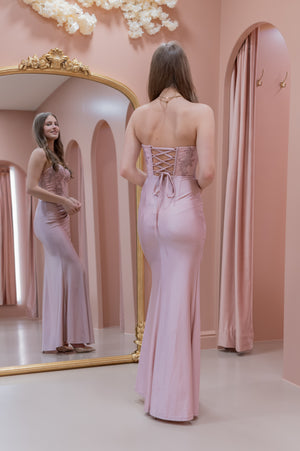 Shooting Star Dress - Old Pink