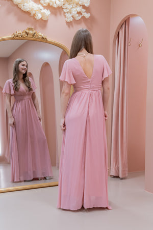 Perfect Evening Dress - Old Pink