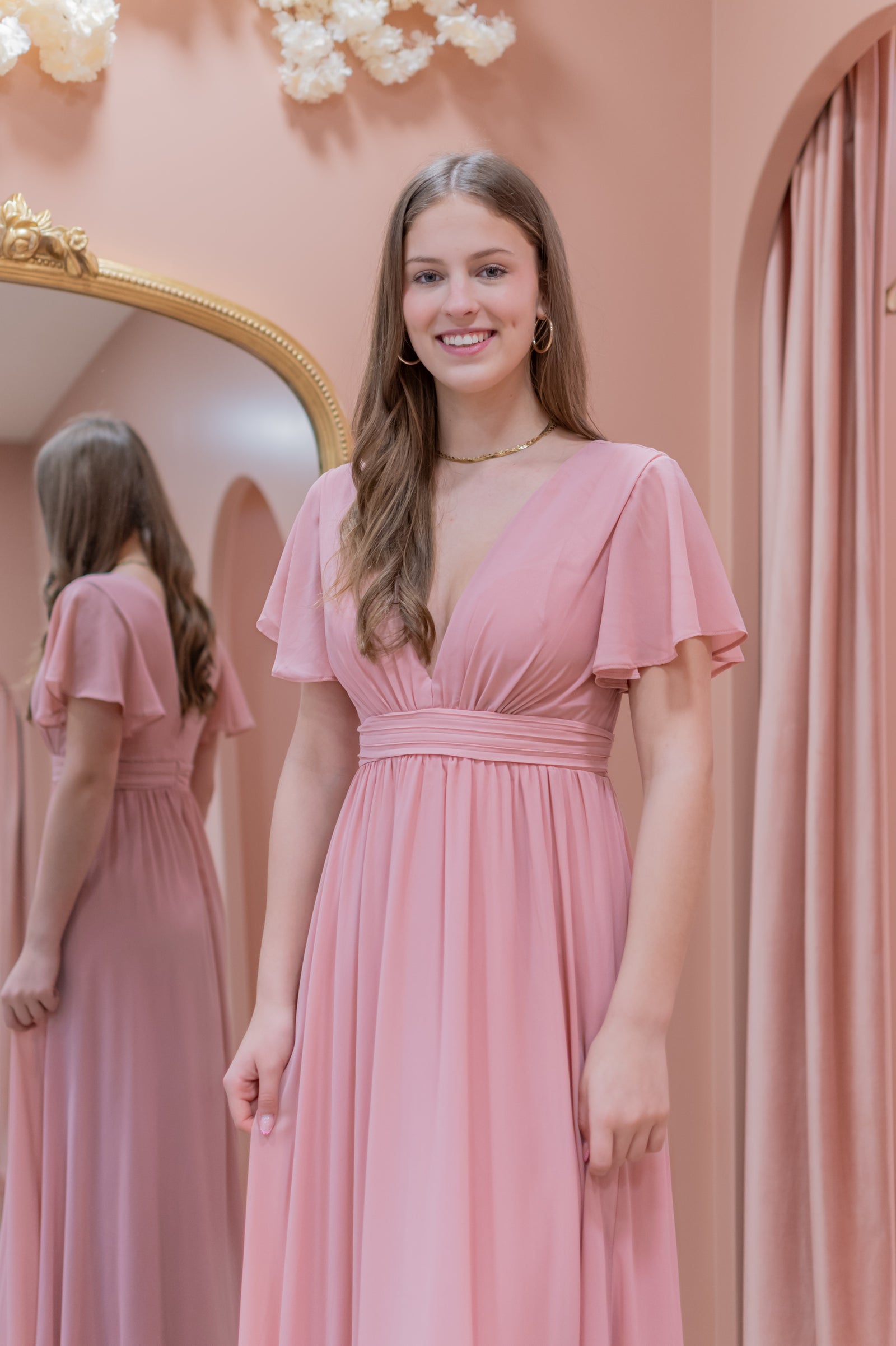 Perfect Evening Dress - Old Pink