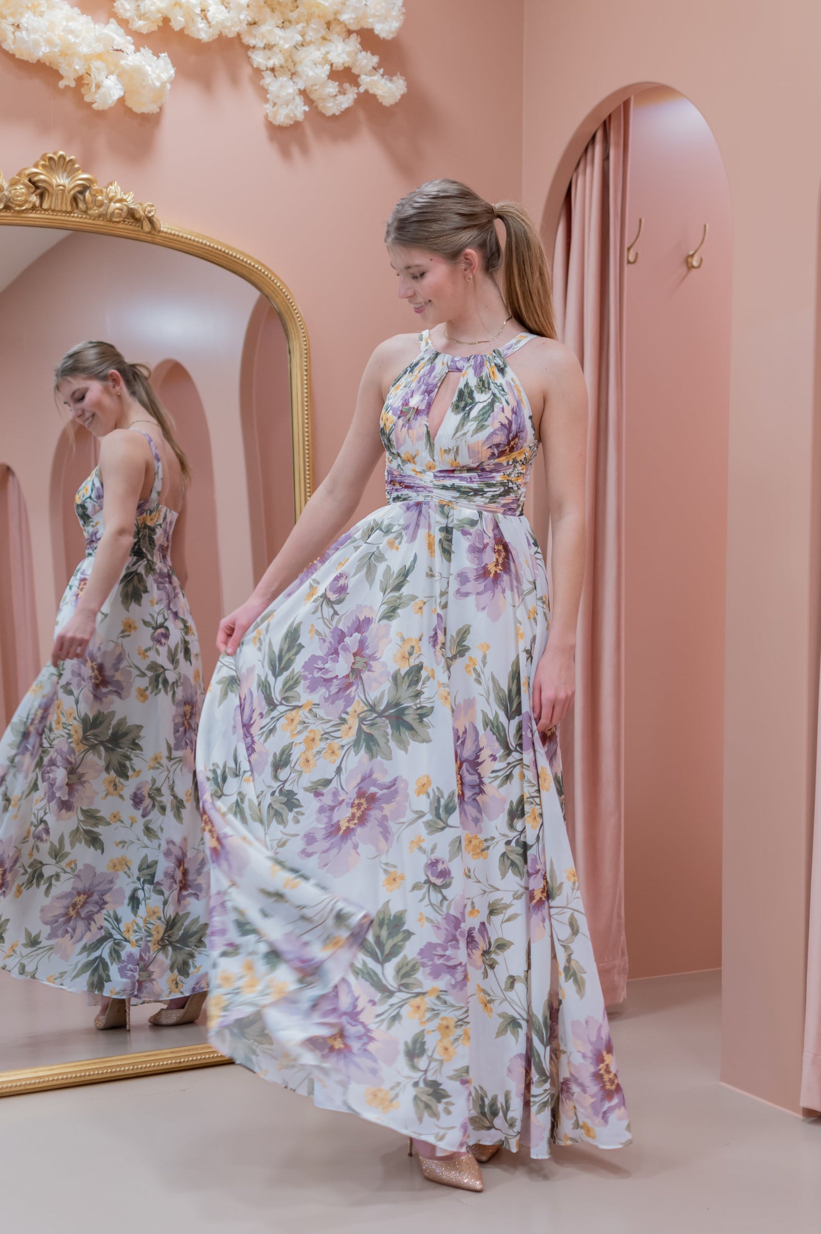 Meadow Dress - White Flower