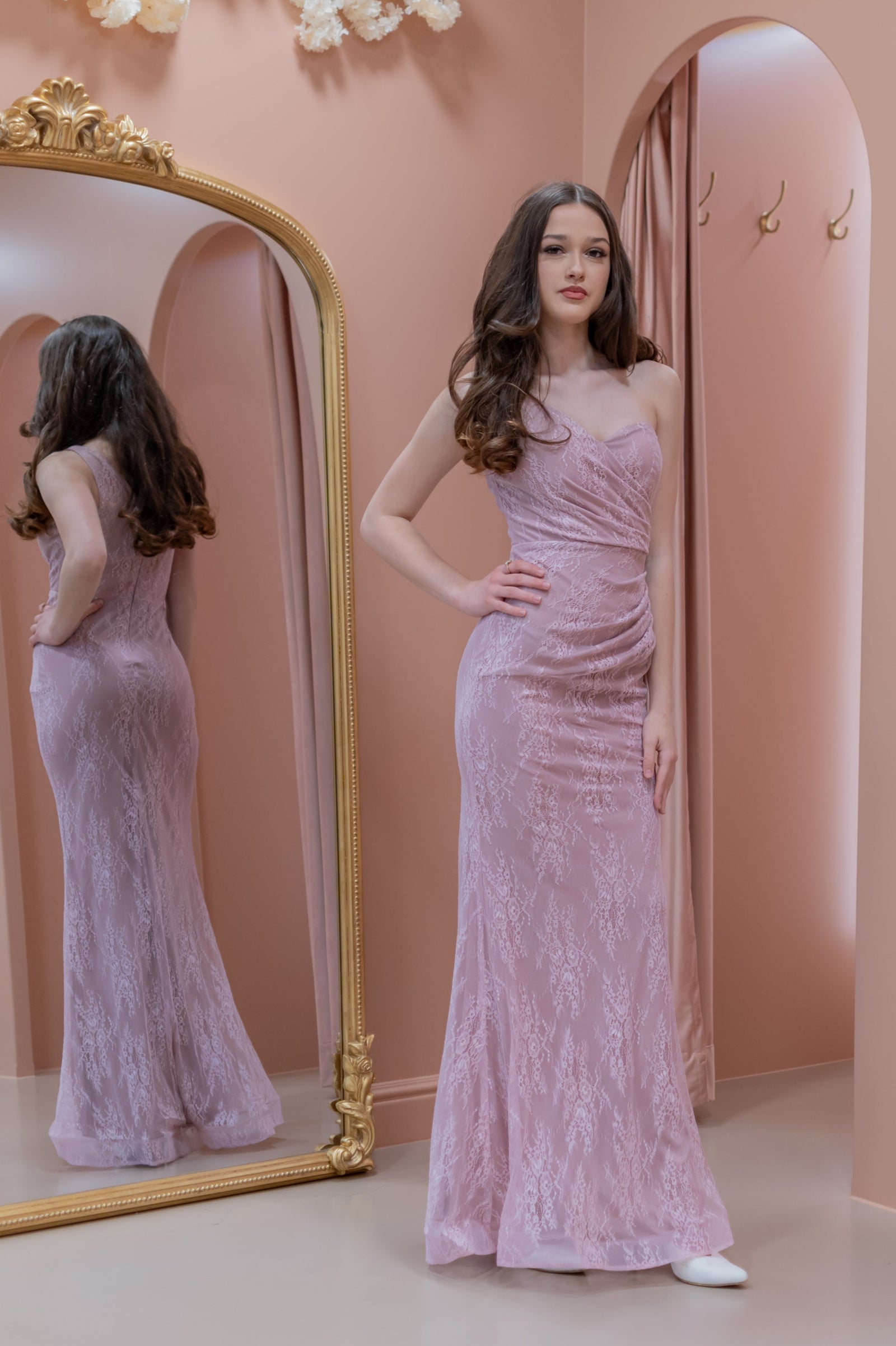 Chemistry Dress - Pink Lace