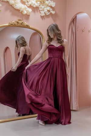 Dreamy Dress - Bordeaux