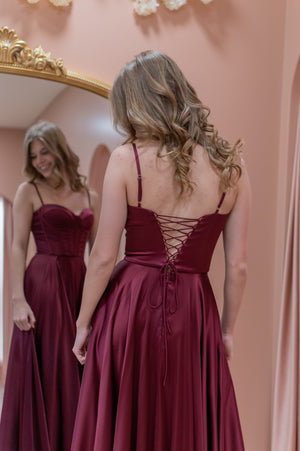 Dreamy Dress - Bordeaux